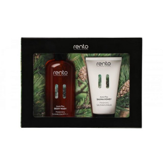 Rento - Gift set Body wash & Sauna honey arctic pine