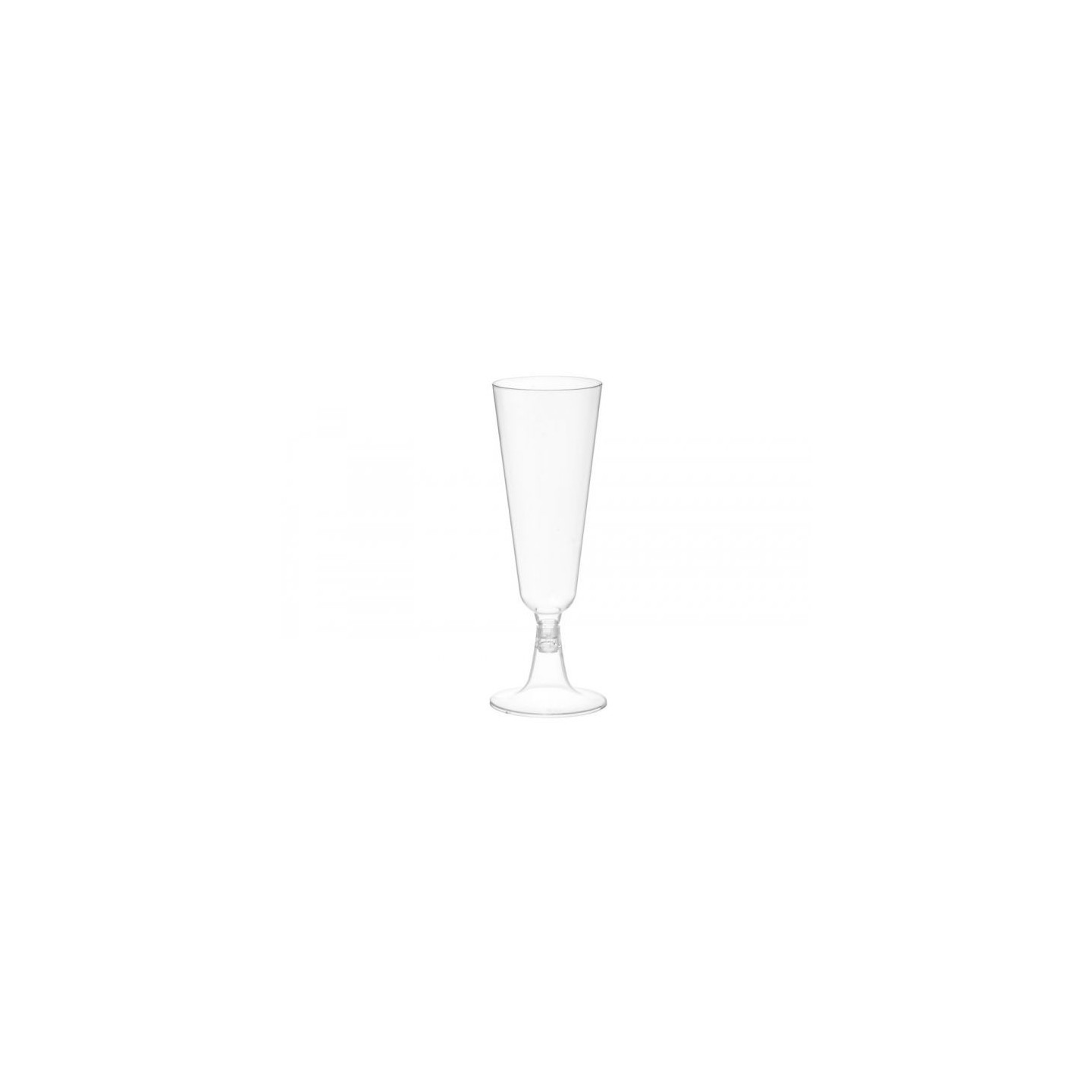 Saana - Champagne glass plastic transparent 18 cl 6 pcs