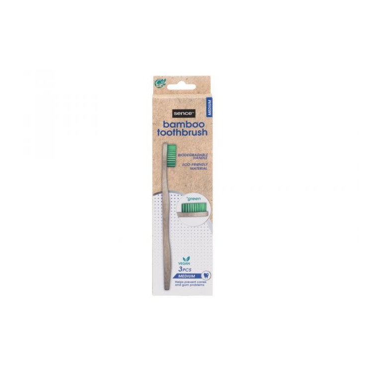 Sence - Bamboo Toothbrush 3 pcs