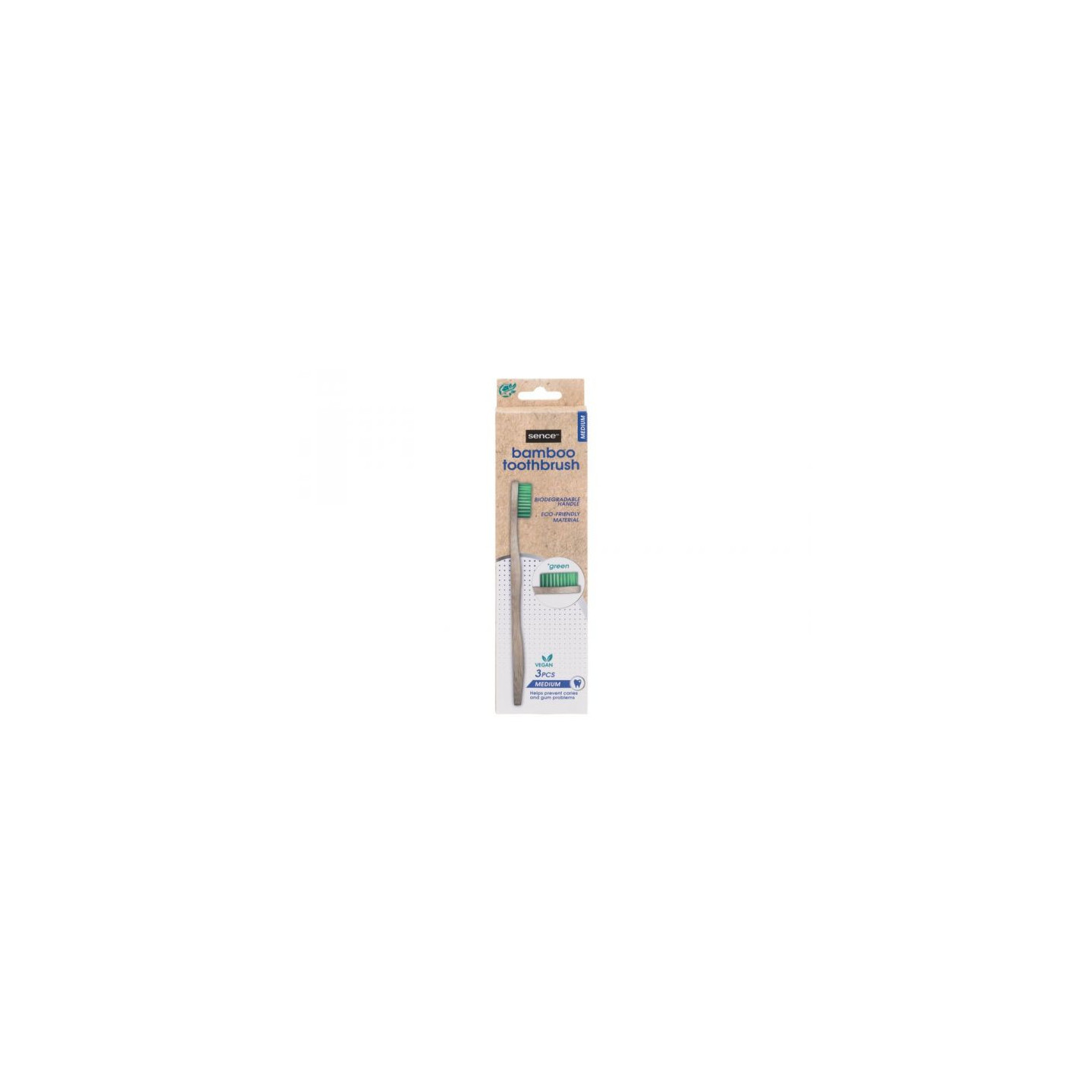 Sence - Bamboo Toothbrush 3 pcs