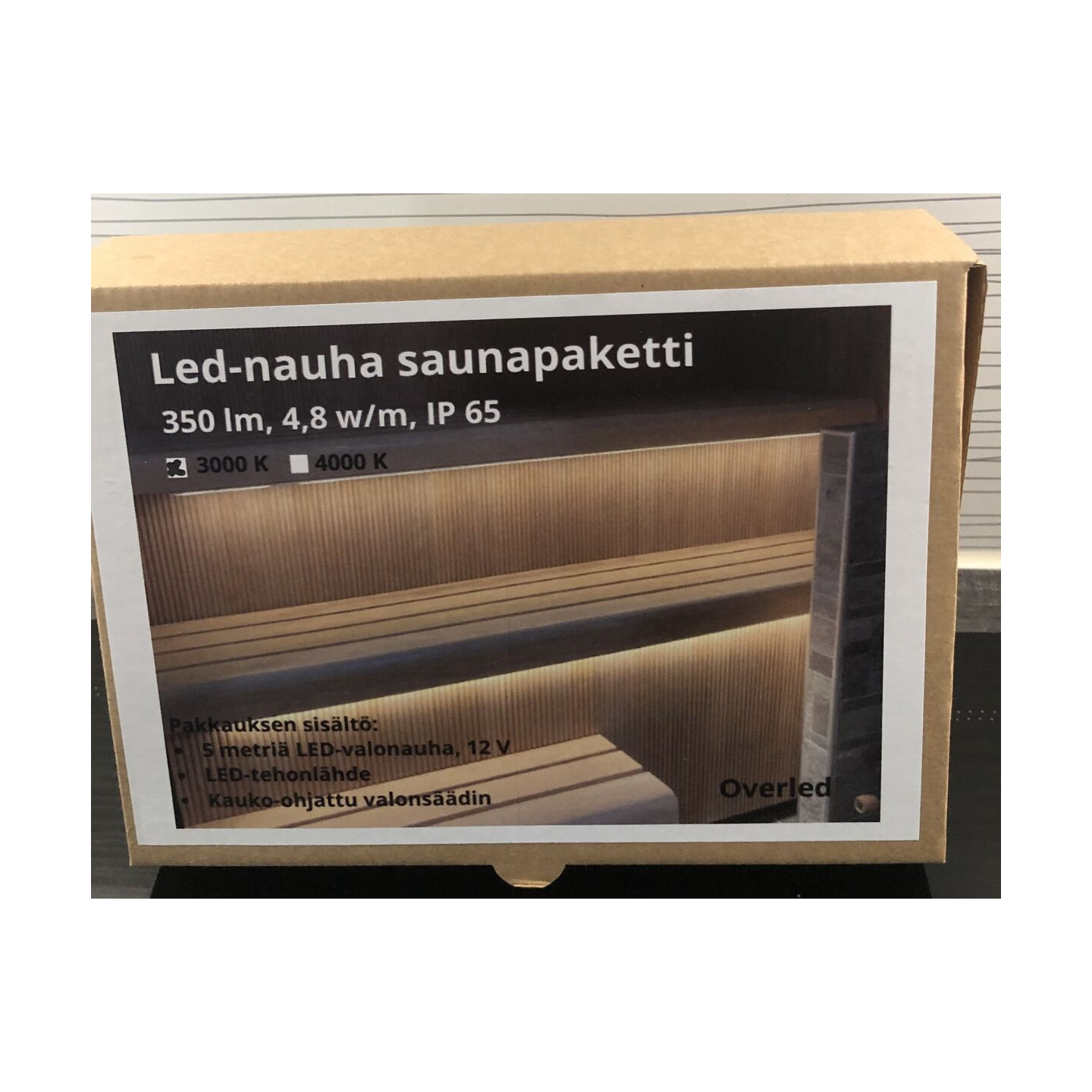 LED-Strip Sauna 3000K 2.5m