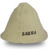 Linen terry sauna hat