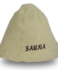 Linen terry sauna hat